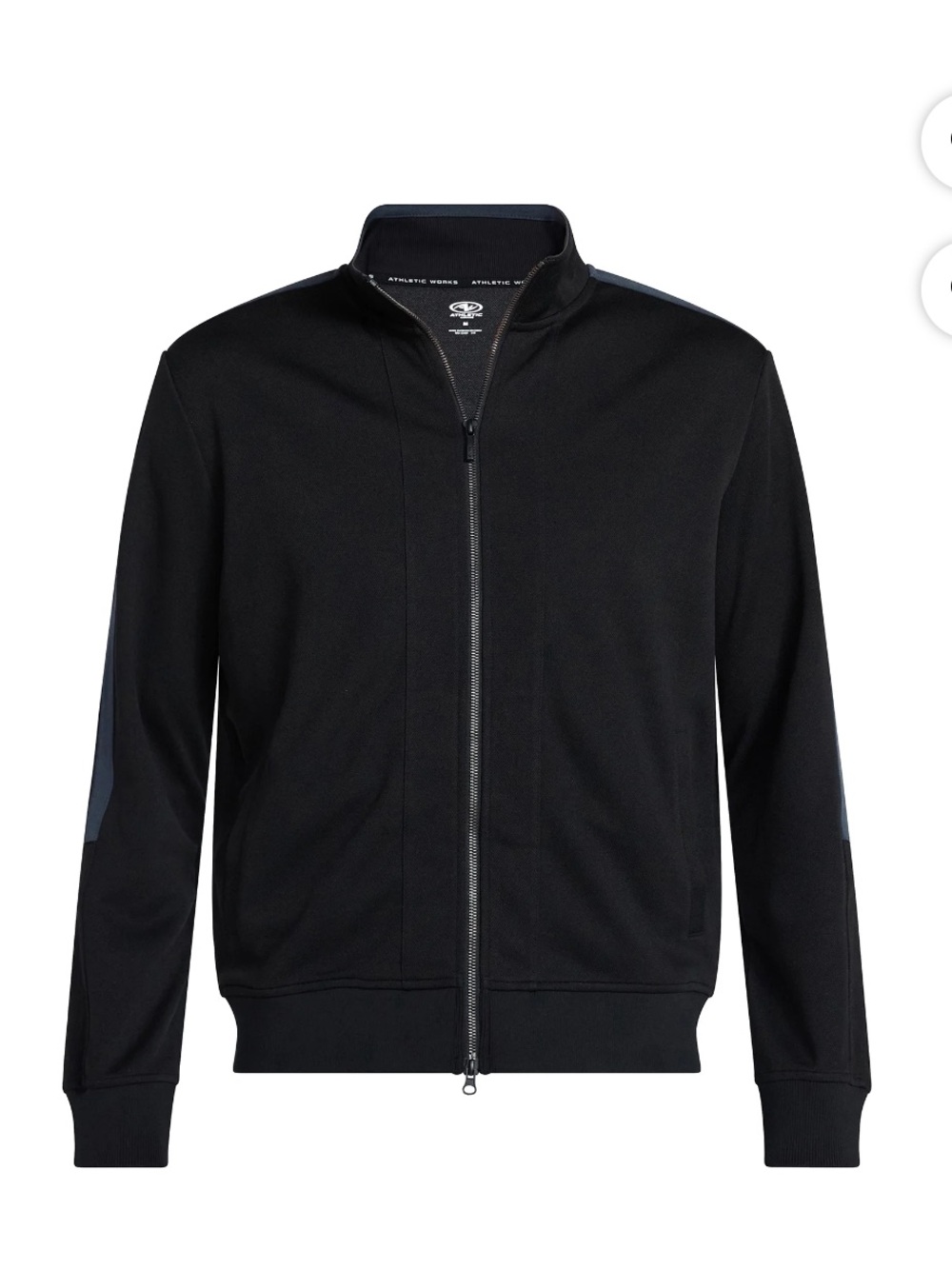 Athletic Works Black Track Jacket NEW with tags